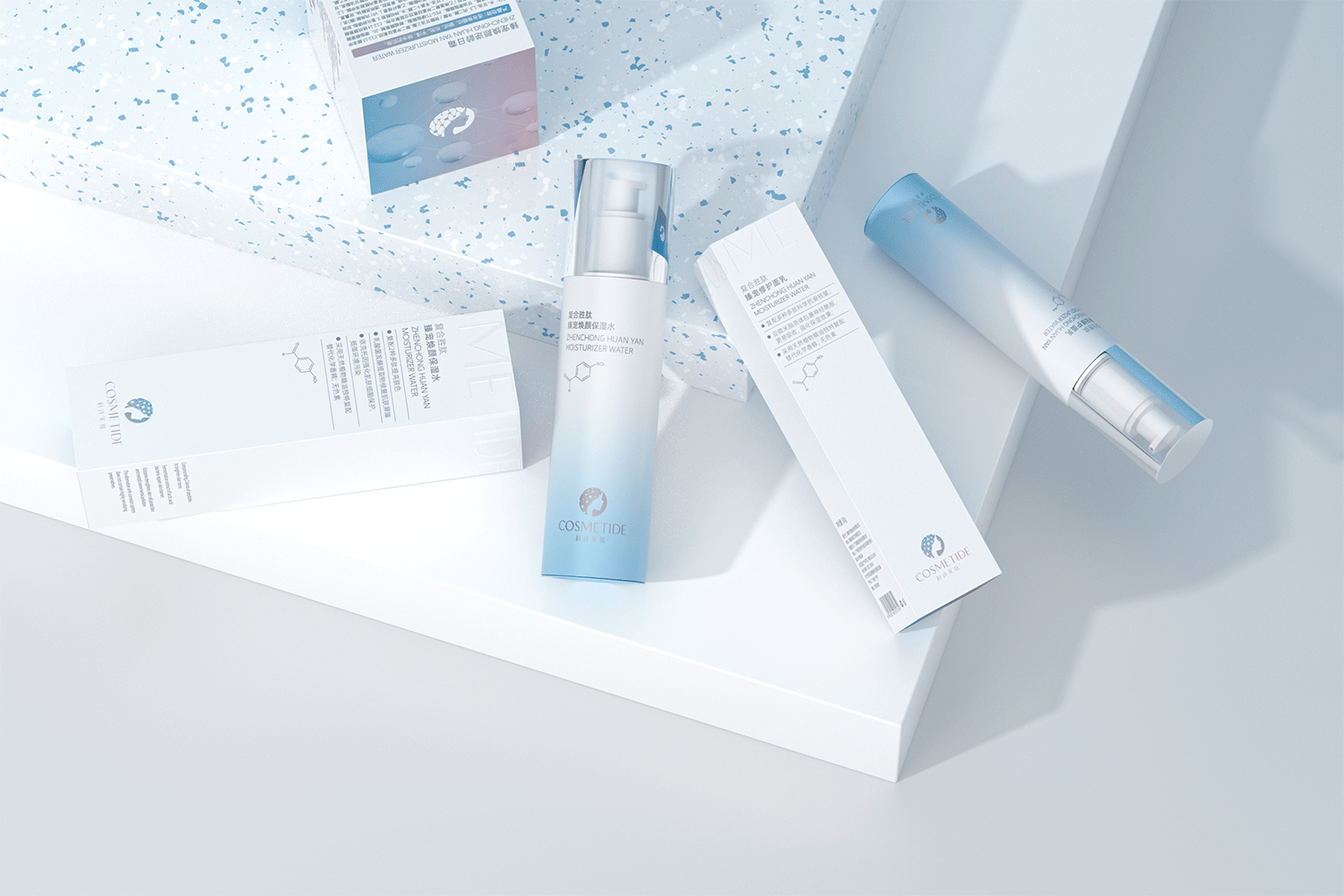 Cosmetide科诗美肽化妆品包装设计